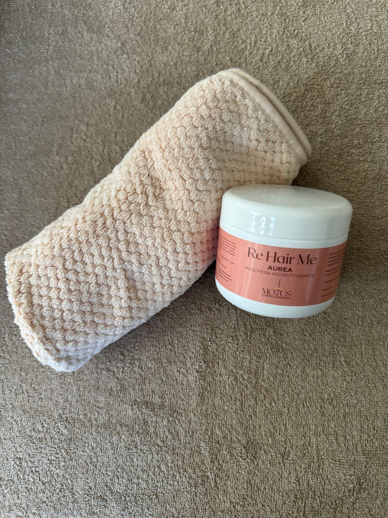 ReHairMe - Ritual Kit Aurea - Maschera ristrutturante + Turbante + Detangling Brush