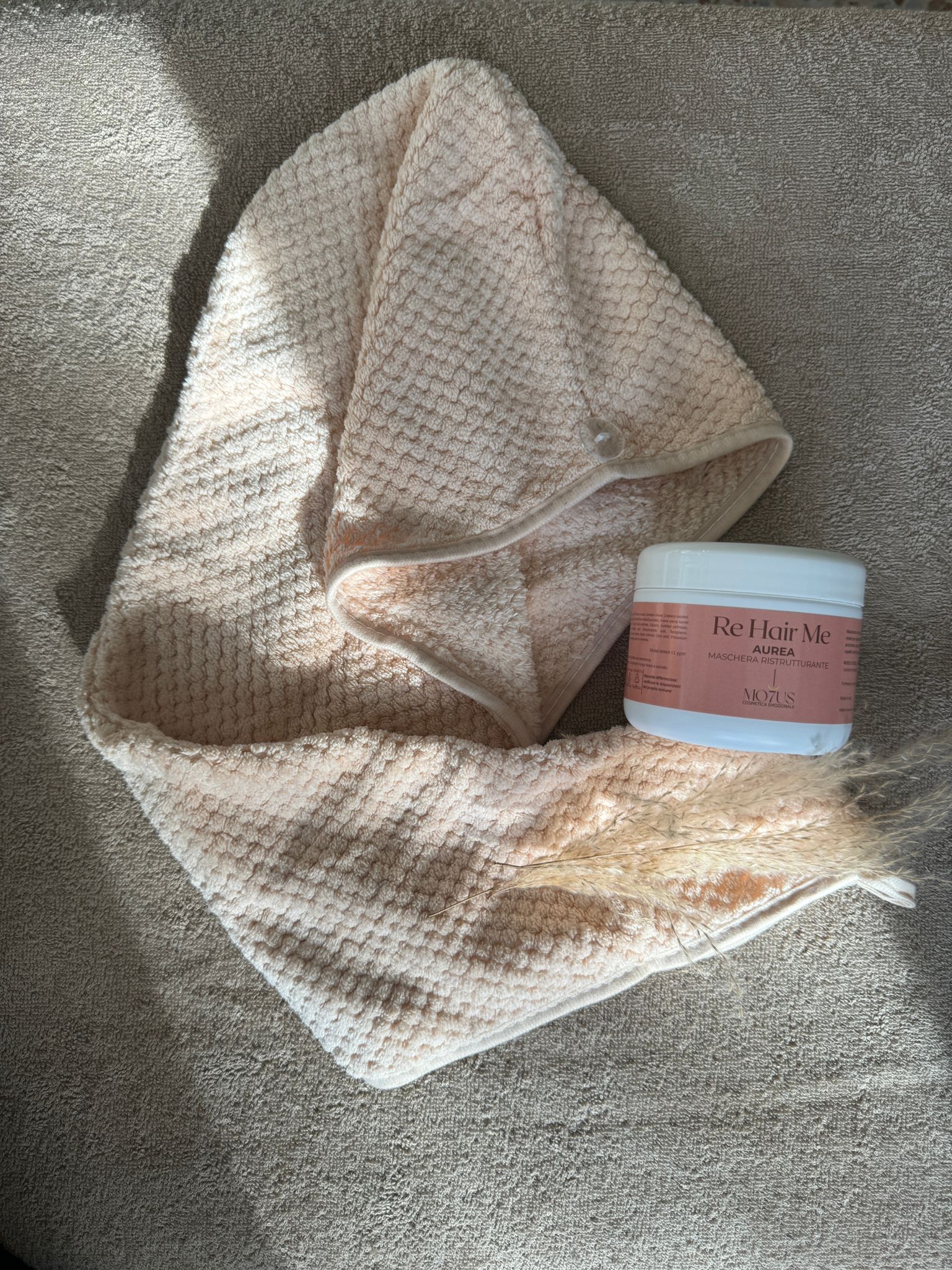 ReHairMe - Ritual Kit Aurea - Maschera ristrutturante + Turbante + Detangling Brush